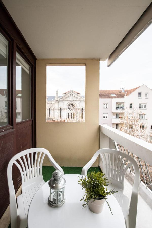 Le Nazareth -Charmant Appartement Lyon Part-Dieu Balcon Garage ภายนอก รูปภาพ